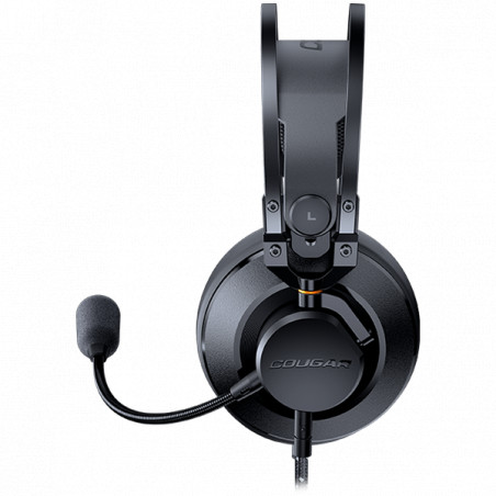 COUGAR VM410, 53mm Graphene Diaphragm Drivers, 9.7mm Noise Cancellation Microphone, Volume Control and Microphone Switch Control