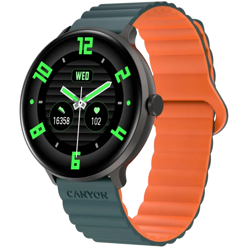 CANYON smart watch Jacky SW-69 Green Orange - 1