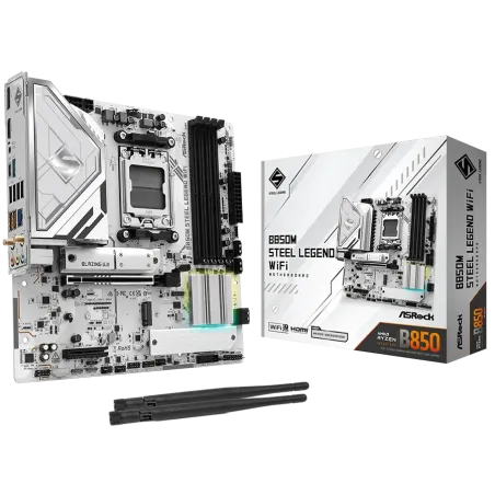 ASROCK B850M Steel Legend WiFi mATX AM5 DDR5 - 1
