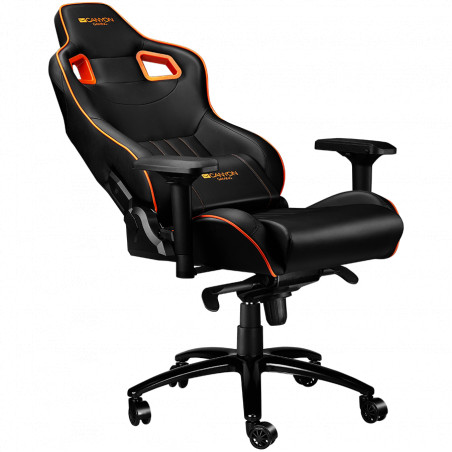 CANYON Corax GС-5 Gaming chair, PU leather, Cold molded foam, Metal Frame , Frog mechanism, 90-165 dgree, 4D armrest, Tilt Lock,