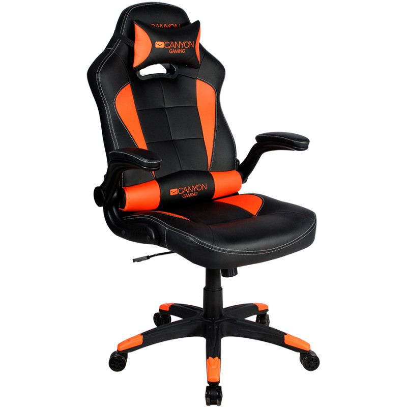 CANYON Vigil GС-2 Gaming chair, PU leather, Original and Reprocess foam, Wood Frame, Top gun mechanism, up and down armrest, Cla