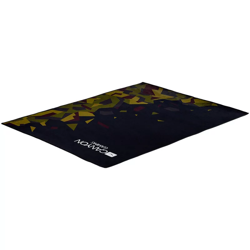 floor mats for gaming chair lower side:antislip basedurable polyester fabricSize: 100x130cmColor: Black+camouflage pattern - 2