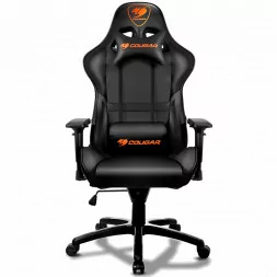 COUGAR Armor Gaming Chair Black, Piston Lift Height Adjustment,180º Reclining,Adjustable Tilting Resistance,3D Adjustable Arm Re