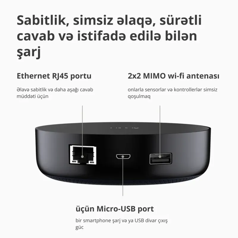 Aqara Hub M2: Model No: HM2-G01 SKU: AG022GLB02 - 1