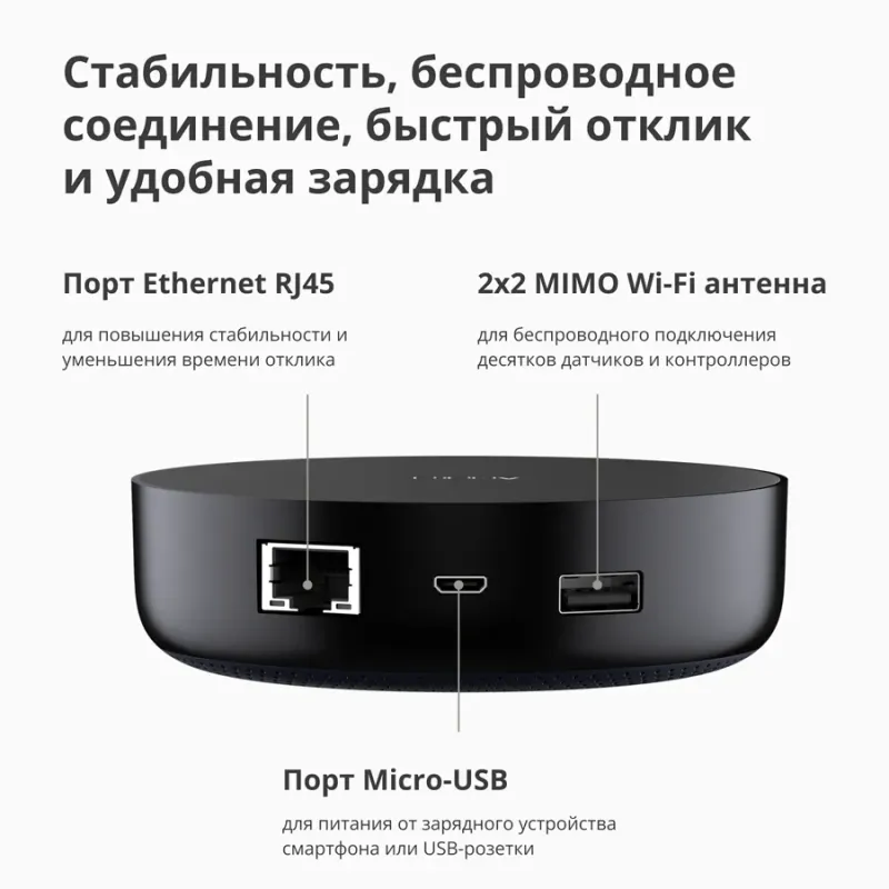 Aqara Hub M2: Model No: HM2-G01 SKU: AG022GLB02 - 1