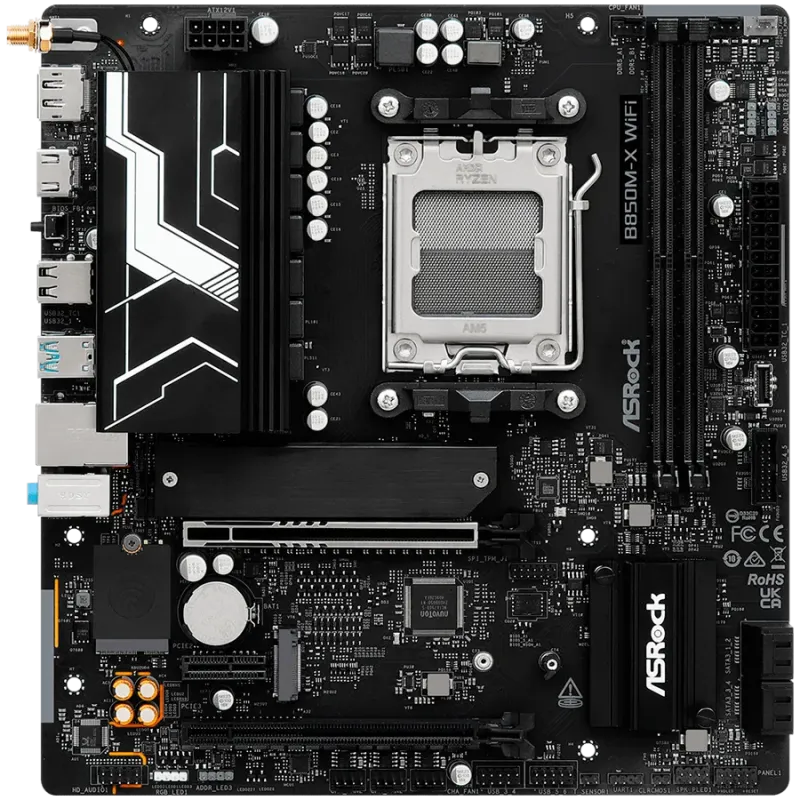 ASROCK B850M-X WIFI R2.0 mATX AM5 DDR5 - 1