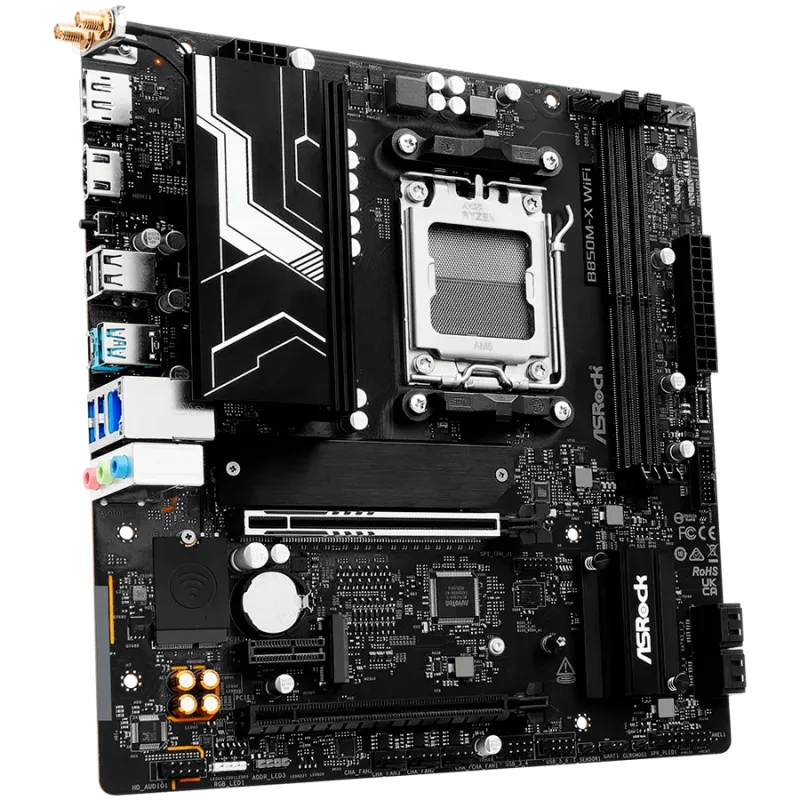 ASROCK B850M-X WIFI R2.0 mATX AM5 DDR5 - 1