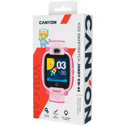 CANYON kids watch Jondy KW-44 4G Camera GPS Music Pink - 4