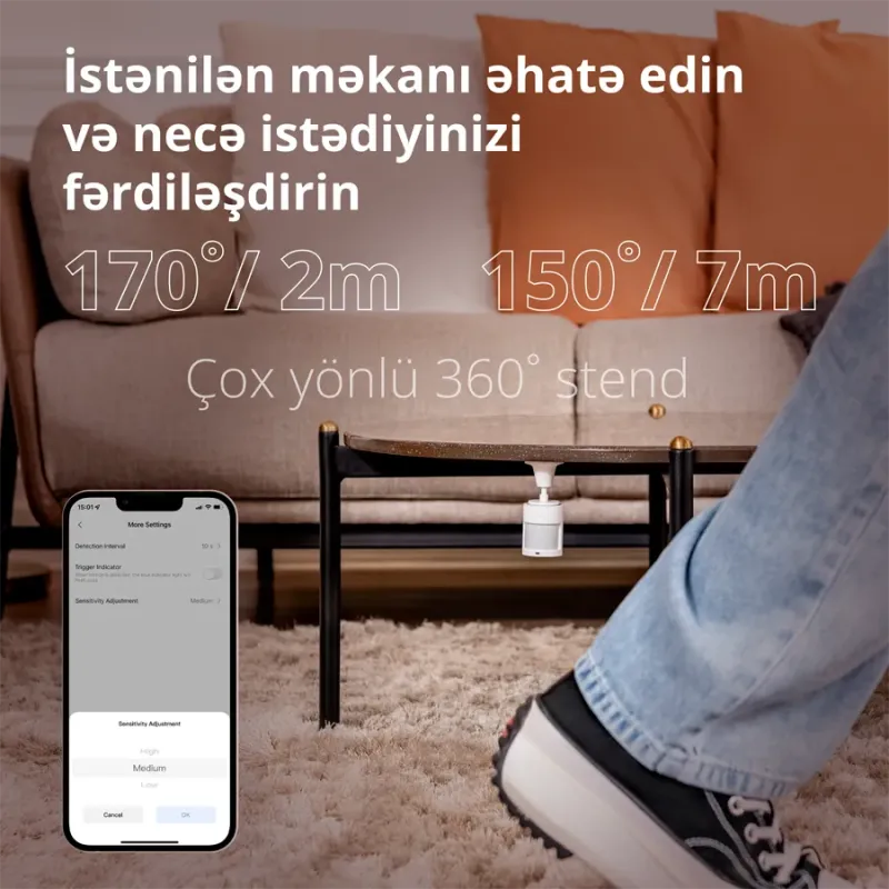 Aqara Smart Motion Sensor P1: Model No: MS-S02 SKU: AS038GLW01 - 1