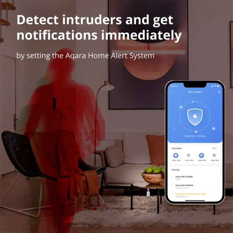Aqara Smart Motion Sensor P1: Model No: MS-S02 SKU: AS038GLW01 - 1