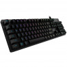 LOGITECH G512 CARBON LIGHTSYNC RGB Mechanical Gaming Keyboard with GX Brown switches-CARBON-US INT'L-USB - 1