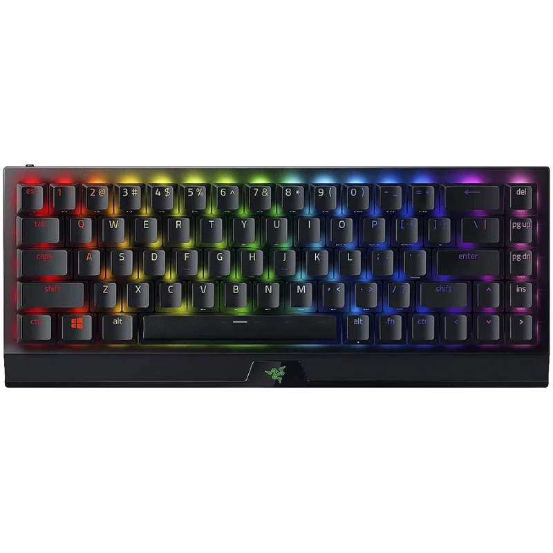 Razer BlackWidow V3 Mini HyperSpeed (Green Switch), US Layout, HyperSpeed Wireless (2.4 Ghz), Bluetooth or USB-C, size 65%, RGB 