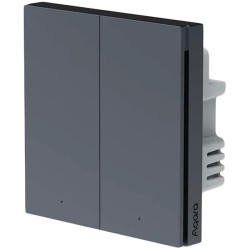Aqara Smart Wall Switch H1 (no neutral, double rocker): Model No: WS-EUK02 SKU: AK072RUG01 - 1