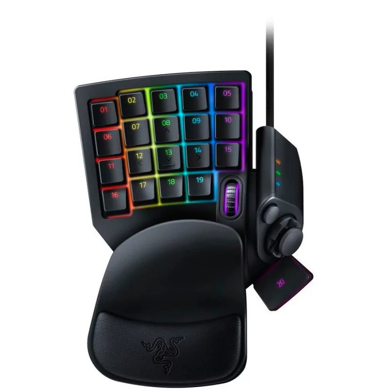 Razer Tartarus V2, Mecha-Membrane Technology, 32 fully programmable keys, Unlimited macro lengths, 1000Hz Ultrapolling, Ergonomi