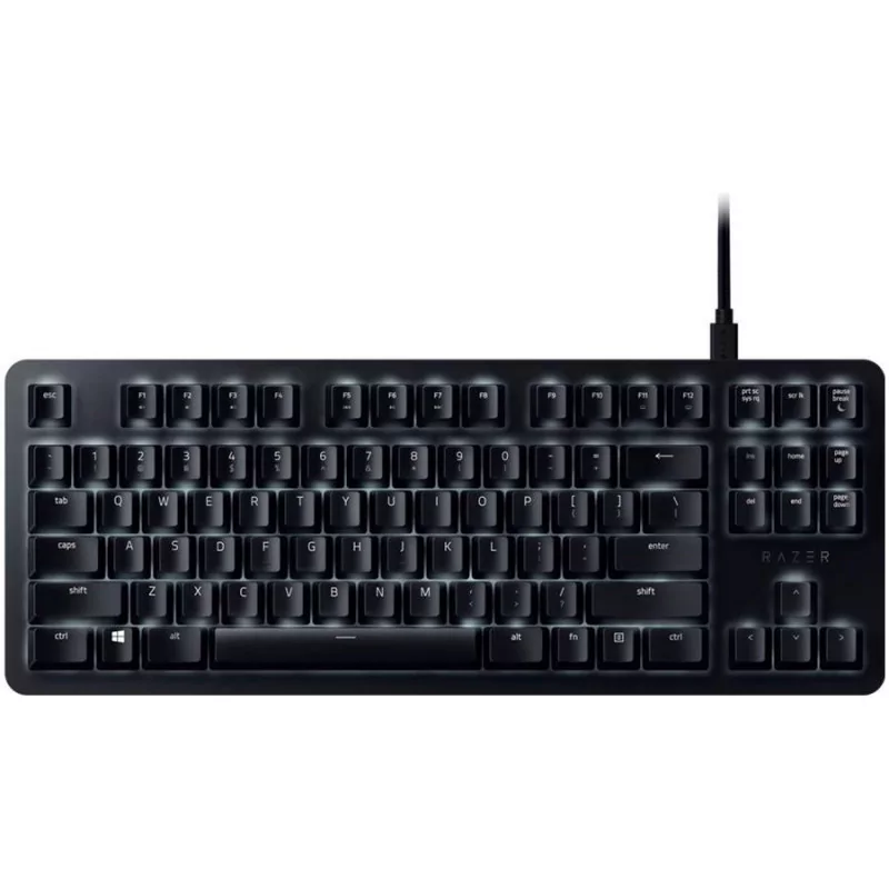 BlackWidow Lite, Mechanical Switches - Orange, US Layout, Silent Keys with included o-rings, Individually backlit keys, 10-key r