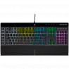 Corsair gaming keyboard K55 RGB PRO, 5Z RGB, Rubber Dome - 1