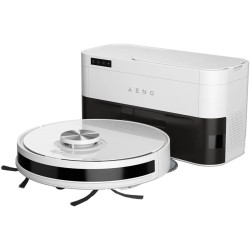Robot Cleaner w/Dust Collector, white, 2in1 and dust tank, 4000pa, 3200mAh battery - 1