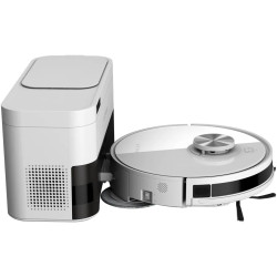 Robot Cleaner w/Dust Collector, white, 2in1 and dust tank, 4000pa, 3200mAh battery - 3