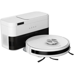 Robot Cleaner w/Dust Collector, white, 2in1 and dust tank, 4000pa, 3200mAh battery - 4