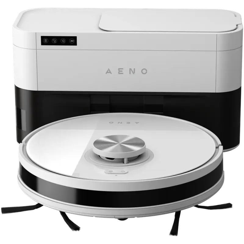 Robot Cleaner w/Dust Collector, white, 2in1 and dust tank, 4000pa, 3200mAh battery - 1