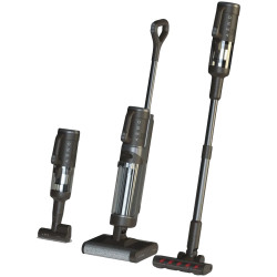 Aeno Cordless Transformer Vacuum Cleaner, Wet and Dry cleaning, 200W, 4000mAh 14kPa 21,6V, 2 rollers, autocleaning and drying - 