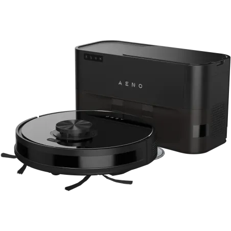 Robot Cleaner w/Dust Collector, black, 2in1 and dust tank, 4000pa, 3200mAh battery - 1