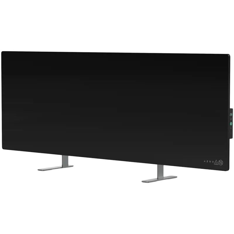 AENO Premium Eco Smart Heater, 700W, Tempered glass, Infrared+convection heating type, Led display Plug type: Europe (E/F type),