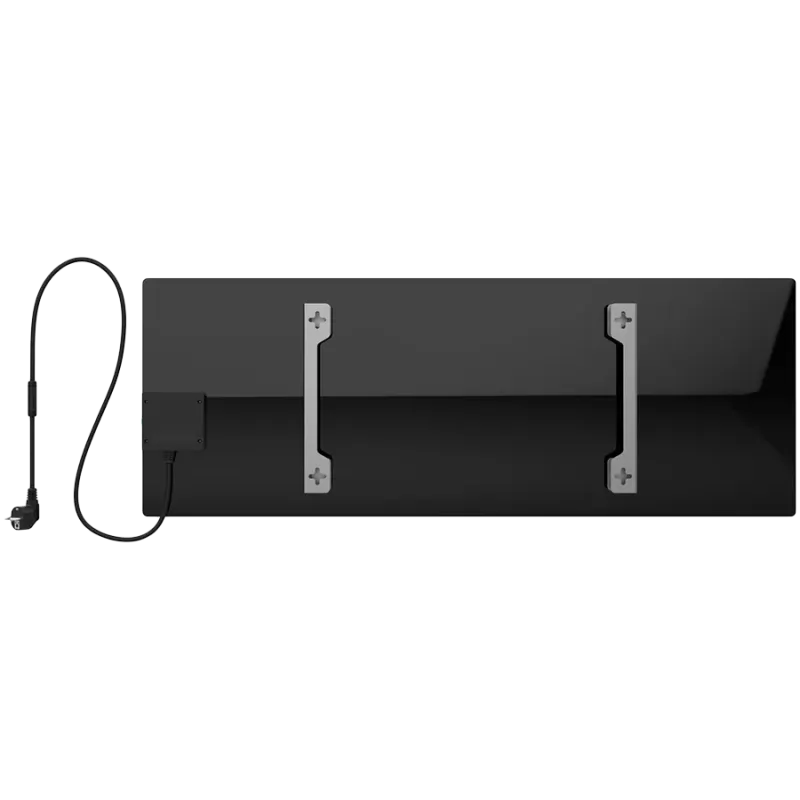 AENO Premium Eco Smart Heater, 700W, Tempered glass, Infrared+convection heating type, Led display Plug type: Europe (E/F type),