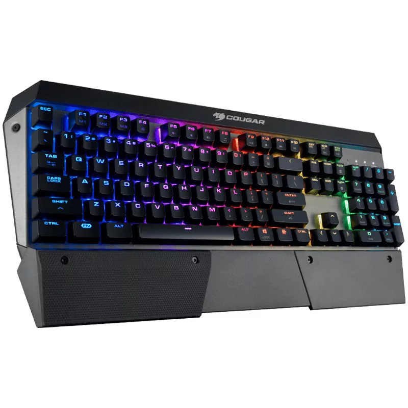 COUGAR ATTACK X3 - Iron Gray - Red Cherry MX RGB Mechanical Gaming Keyboard,N-key rollover (USB mode support),Full key backligh