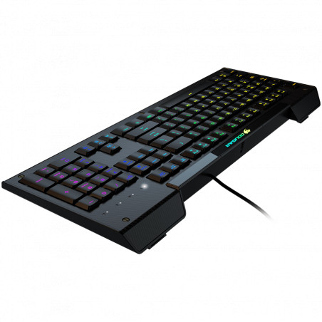 COUGAR Aurora S Gaming Keyboard, Membrane switches,RGB backlight, 19 Anti-ghosting keys,Carbonlike Surface,Weight 750g, 180(L) X