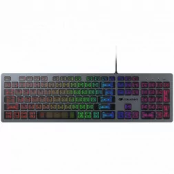 COUGAR VANTAR AX Scissor Gaming Keyboard, Scissor switches, 19-Key Rollover, USB plug, RGB light effects, CNC Unibody Aluminum F