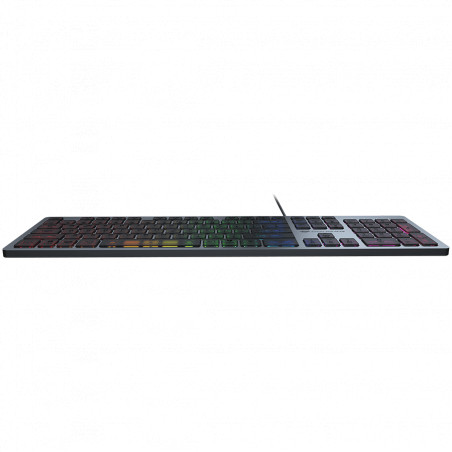 COUGAR VANTAR AX Scissor Gaming Keyboard, Scissor switches, 19-Key Rollover, USB plug, RGB light effects, CNC Unibody Aluminum F