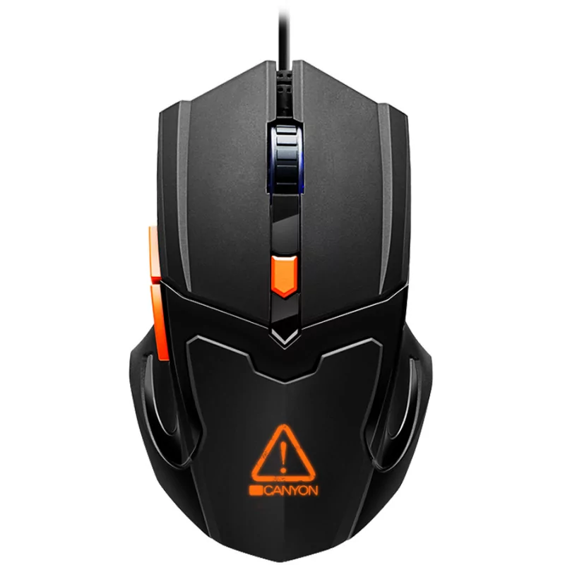 CANYON Vigil GM-2 Optical Gaming Mouse with 6 programmable buttons, Pixart optical sensor, 4 levels of DPI and up to 3200, 3 mil