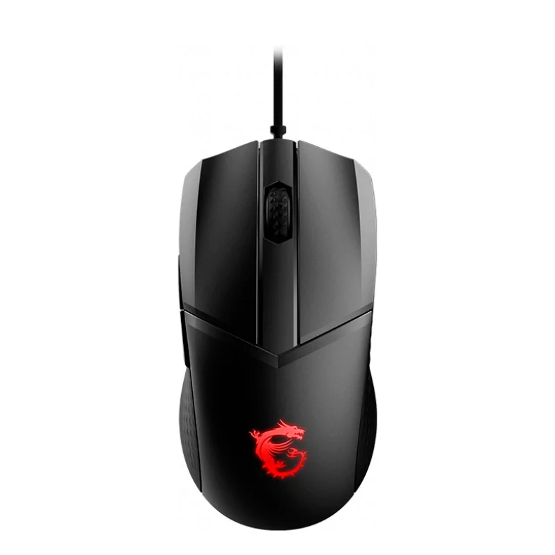 MSI CLUTCH GM41 LIGHTWEIGHT Gaming Mouse, 65g Ultra-Light, PixArt PMW-3389 Optical Sensor - 16 000 DPI, OMRON Switches Rated for