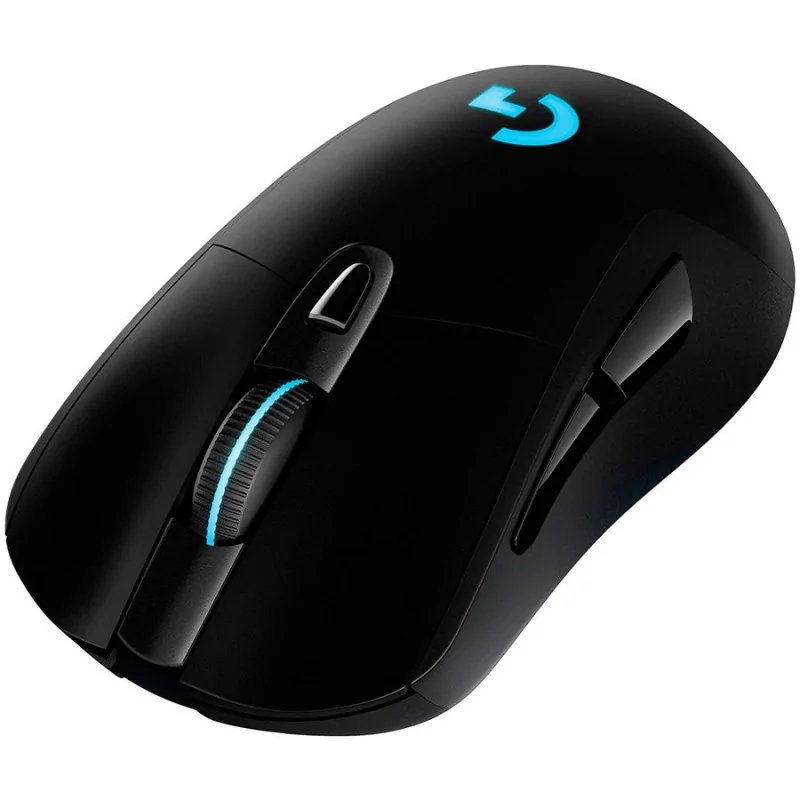 LOGITECH G703 LIGHTSPEED Wireless Gaming Mouse with HERO 16K Sensor - BLACK - 2.4GHZ - EER2 - 2