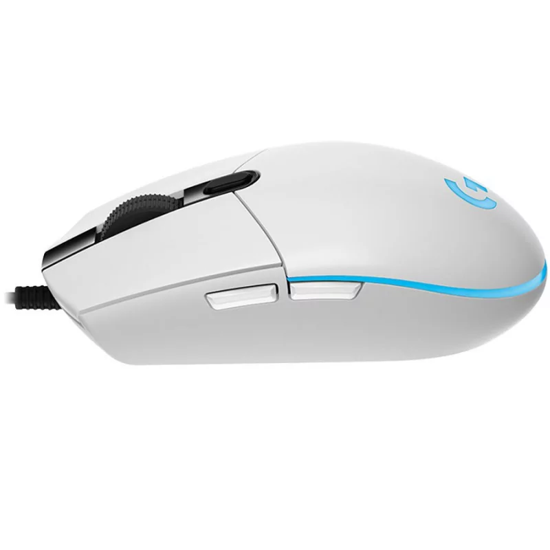 LOGITECH G102 LIGHTSYNC Gaming Mouse - WHITE - EER - 2