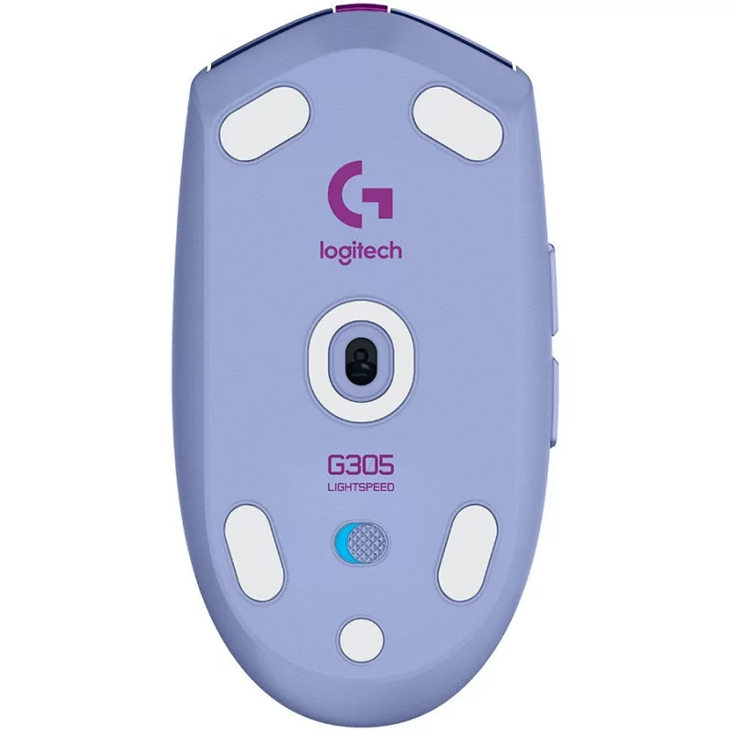 LOGITECH G305 LIGHTSPEED Wireless Gaming Mouse - LILAC - 2.4GHZ/BT - EER2 - G305 - 4
