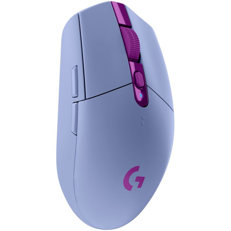 LOGITECH G305 LIGHTSPEED Wireless Gaming Mouse - LILAC - 2.4GHZ/BT - EER2 - G305 - 6