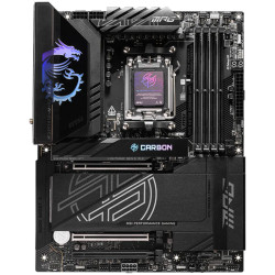MSI MPG X870E CARBON WIFI, ATX, Socket AM5, 4x DDR5 Dual Channel DDR5 up to 8400(OC)MHz, 3x PCIe 3.0 x16 slot, 4x M.2 slot, 9x U