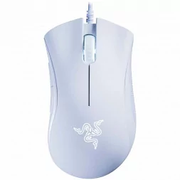 Razer DeathAdder Essential White Edition, Gaming Mouse, True 6 400 DPI optical sensor, Ergonomic Form Factor, Mechanical Mouse S