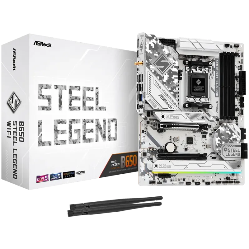 ASROCK B650 Steel Legend WiFi ATX AM5 DDR5 - 1