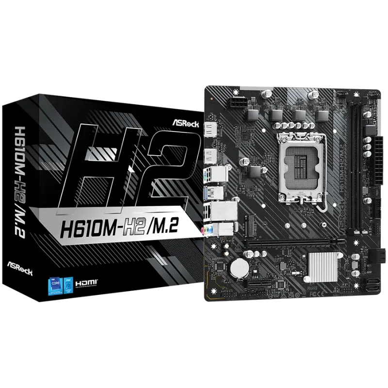 ASROCK H610M-H2/M.2 mATX LGA1700 DDR4 - 1