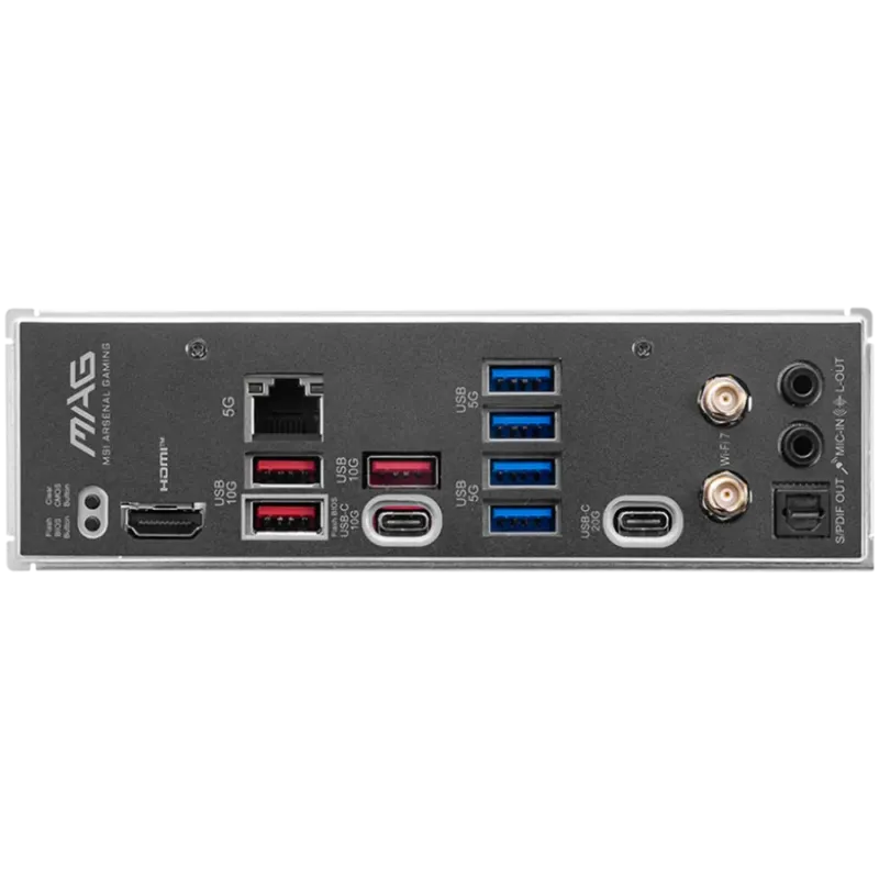 MSI B850M MORTAR WIFI, mATX, Socket AM5, 4x DDR5 Dual Channel DDR5 up to 8200(OC)MHz, 1x PCIe x16 slot, 3x M.2 slot, 4x USB 5Gbp
