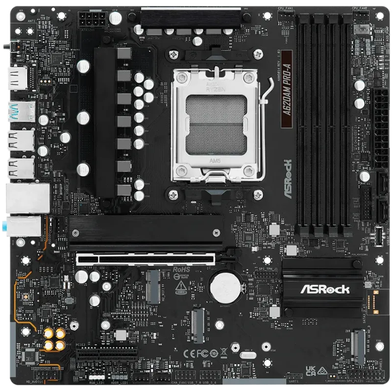 ASROCK A620AM PRO-A mATX AM5 DDR5 - 1