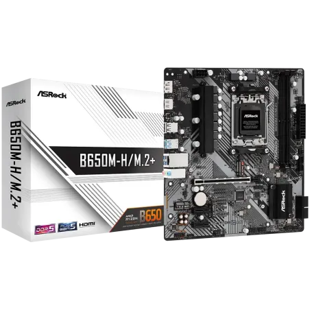ASROCK B650M-H/M.2+ mATX AM5 DDR5 - 1