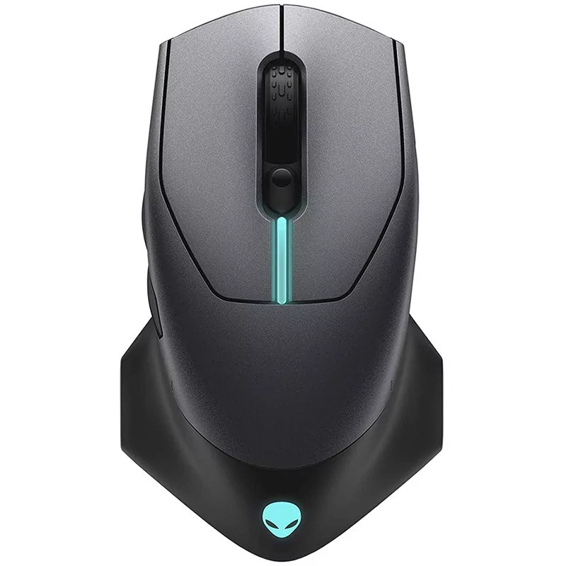 Alienware 610M Wired / Wireless Gaming Mouse - AW610M (Lunar Light) - 1