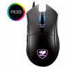 COUGAR Revenger S Gaming Mouse,RGB,100-12000 DPI, PixArt PMW3360 Optical gaming sensor,2000Hz Polling rate, On-board memory-512K