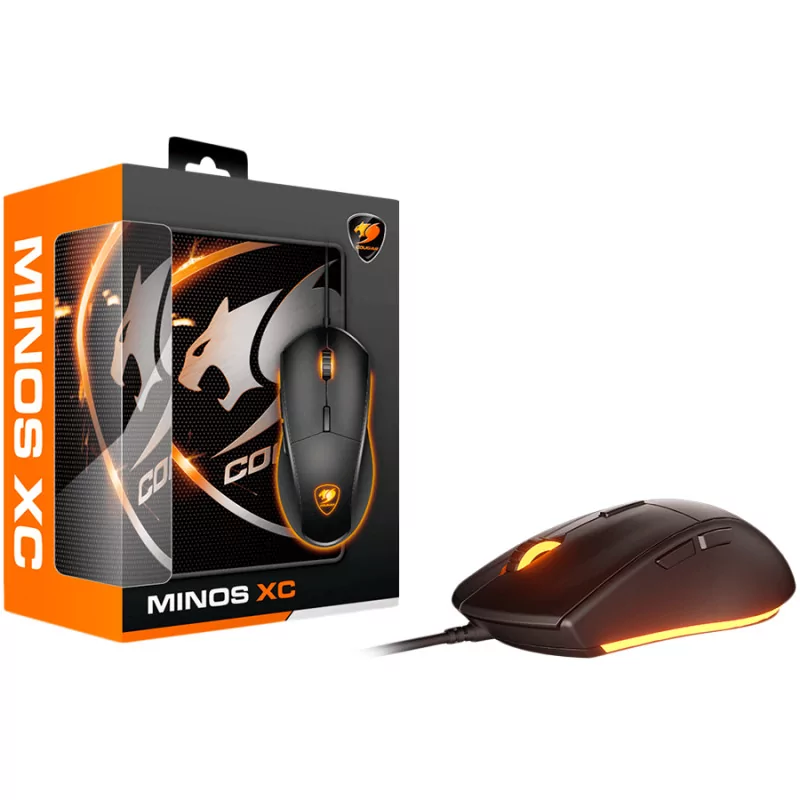 COUGAR MINOS XC GAMING GEAR COMBO, Mouse Minos XC + Mouse Pad Speed XC, Mouse: ADNS-3050 Optical gaming sensor, 4000 DPI, 1000Hz