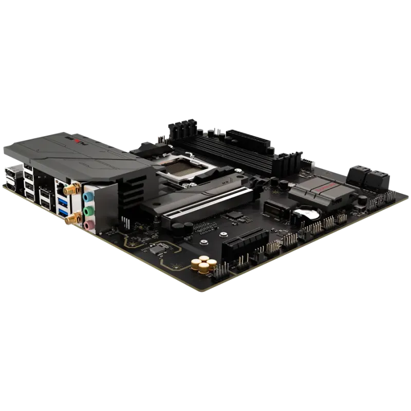 SAPPHIRE AMD B850M AM5 PULSE Ryzen R9/R7/R5, 4x DDR5 7600MHz, PCIE 4.0 x16, 1x M.2 Gen5, 1x M.2 Gen4, LAN 2.5 Gbps, WIFI6, USB, 