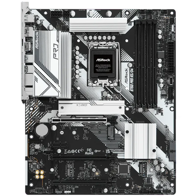 ASROCK MB Desktop B760 Pro RS (S1700, 4x DDR4, 2x PCIe 4.0 x16, 1x PCIe 3.0 x16, 1x PCIe 3.0 x1, 2x Hyper M.2 PCIe Gen4x4, 1x M.